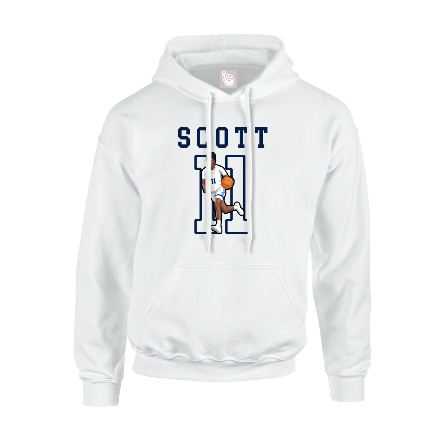 Youth Hoodie — Shirsey in White