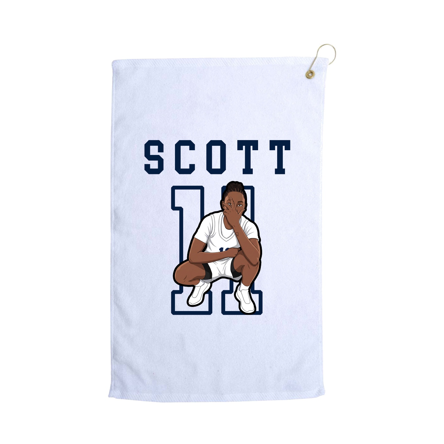Golf Towel — Shirsey in White