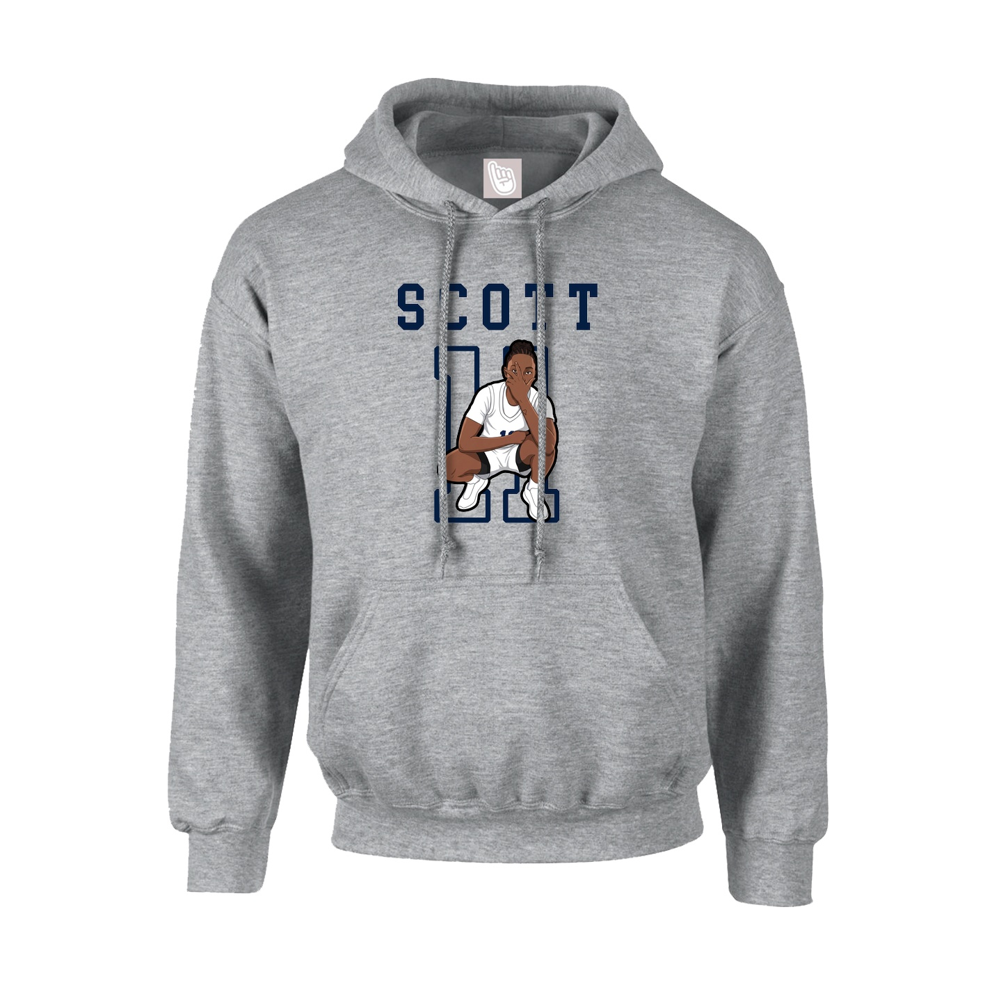 Hoodie — Shirsey in Grey