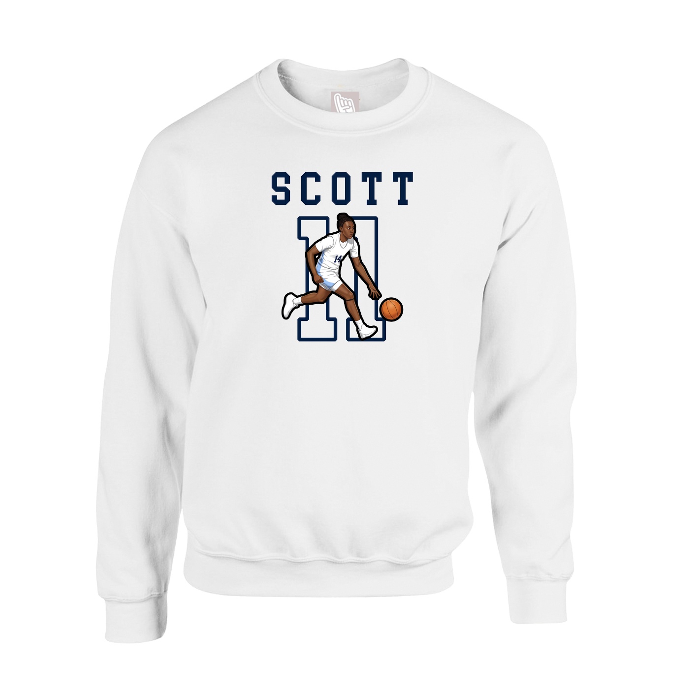 Fleece Crew — Shirsey in White