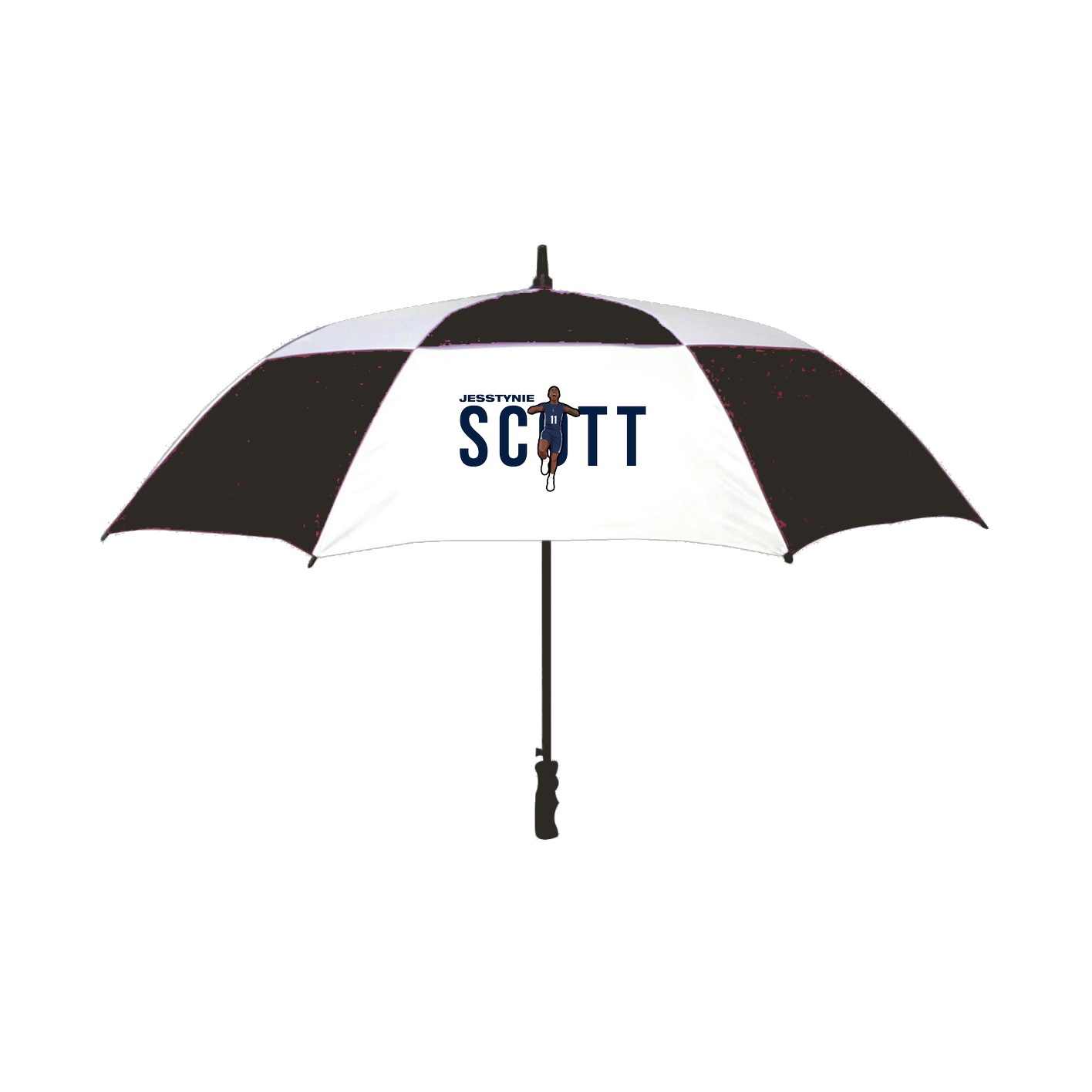 Golf Umbrella — Player Name in Black