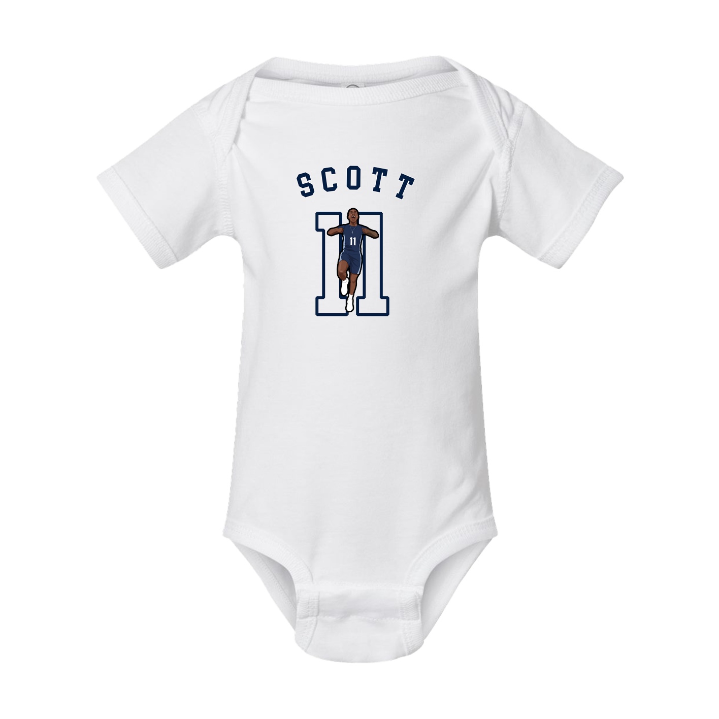 Baby Onesie — Shirsey Arch in White