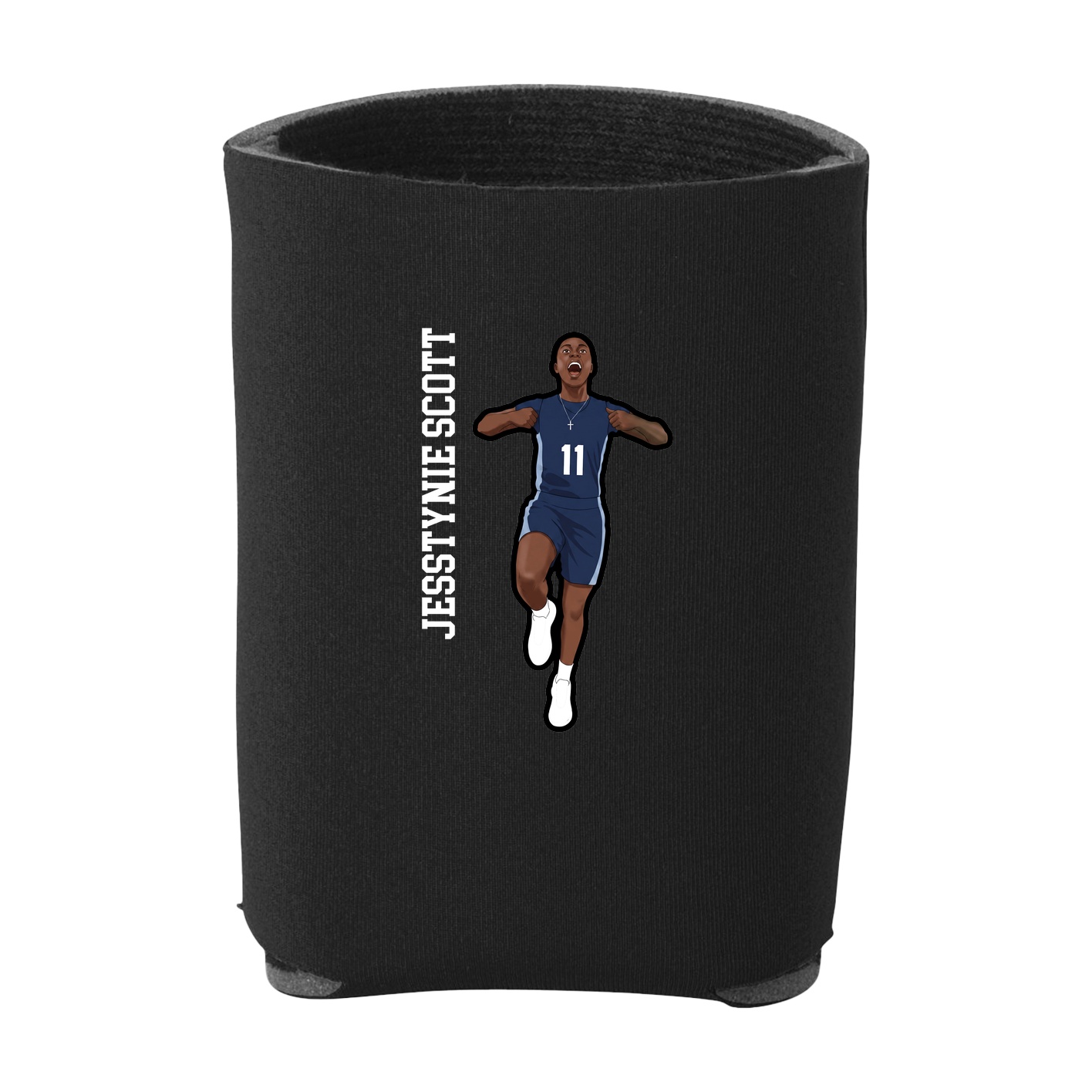 Can Holder — Name Vertical in Black
