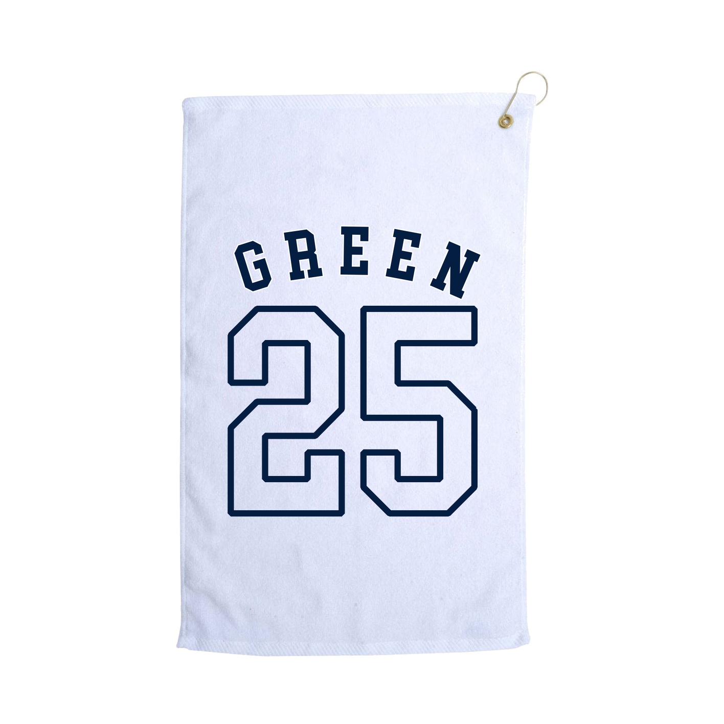 Golf Towel — Shirsey Arch in White