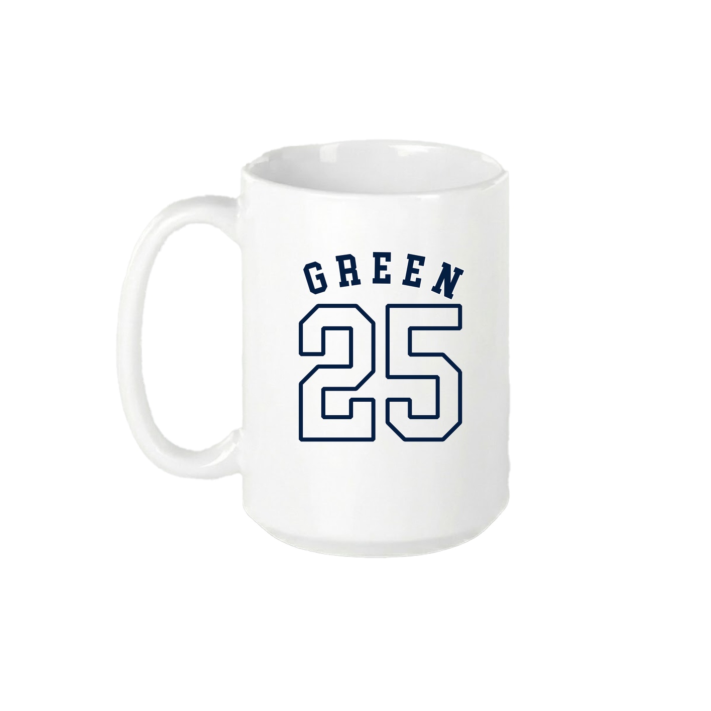 15oz Coffee Mug — Shirsey Arch in White
