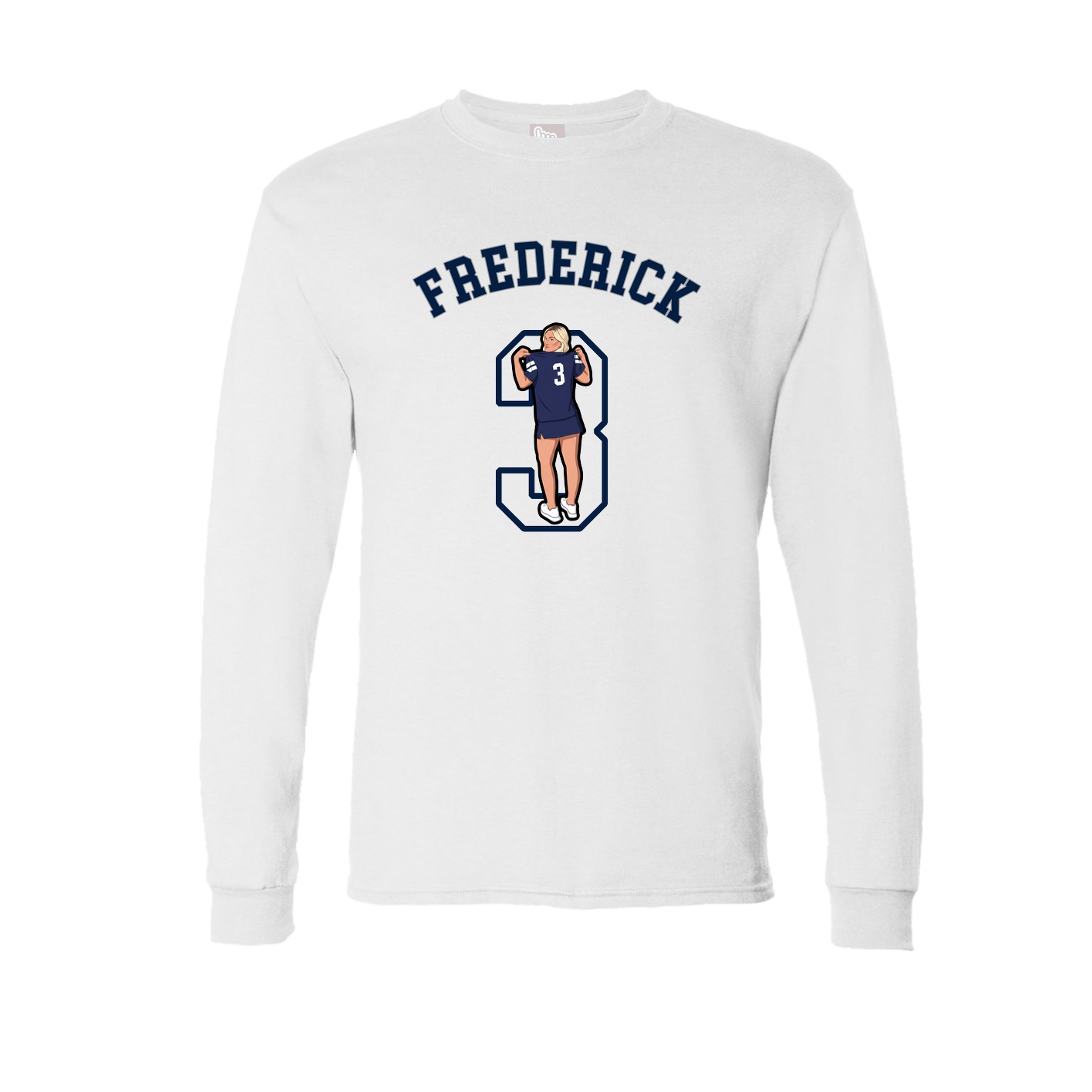 Long Sleeve Tee — Shirsey Arch in White