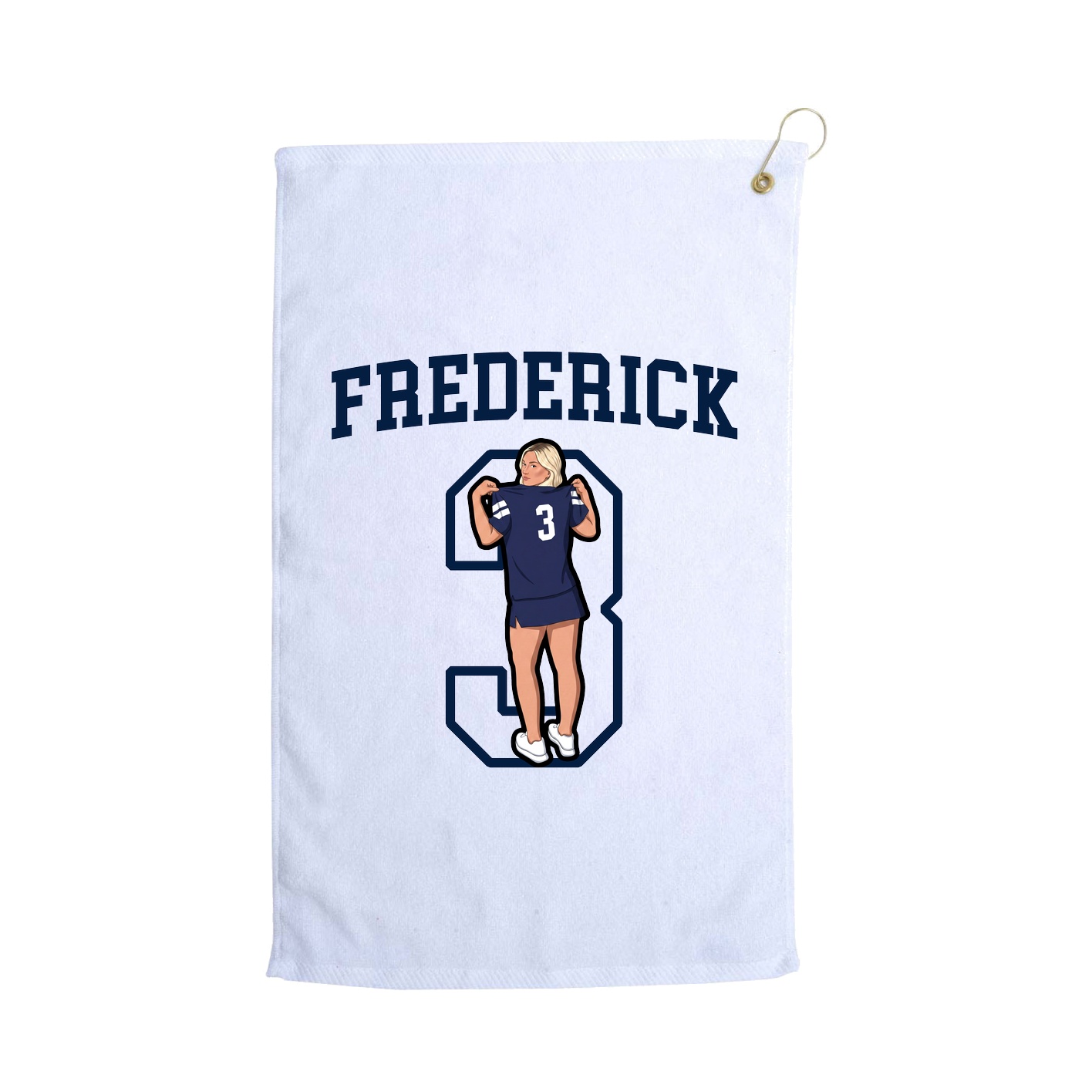 Golf Towel — Shirsey in White