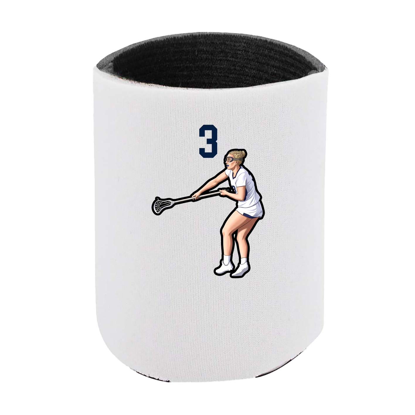 Can Holder — Number Top in White