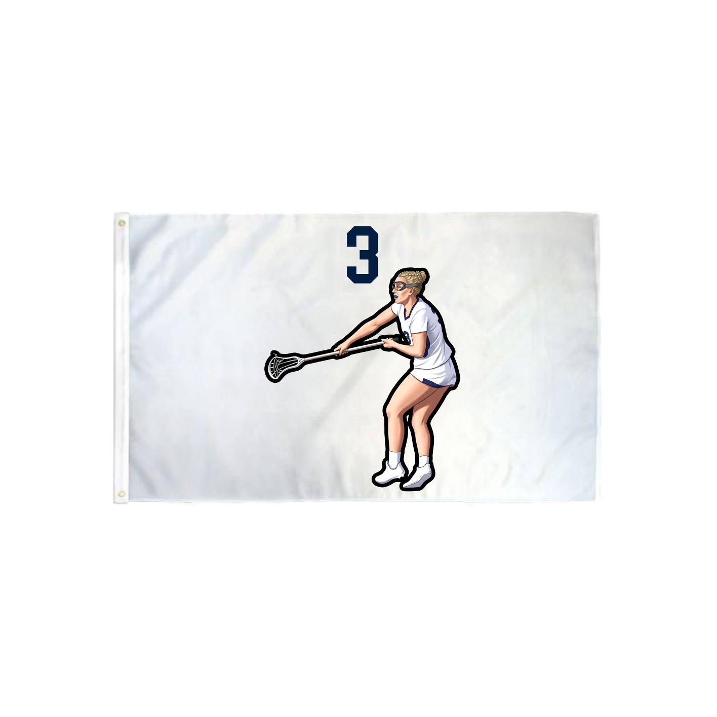 3x5 Flag — Number Top in Classic