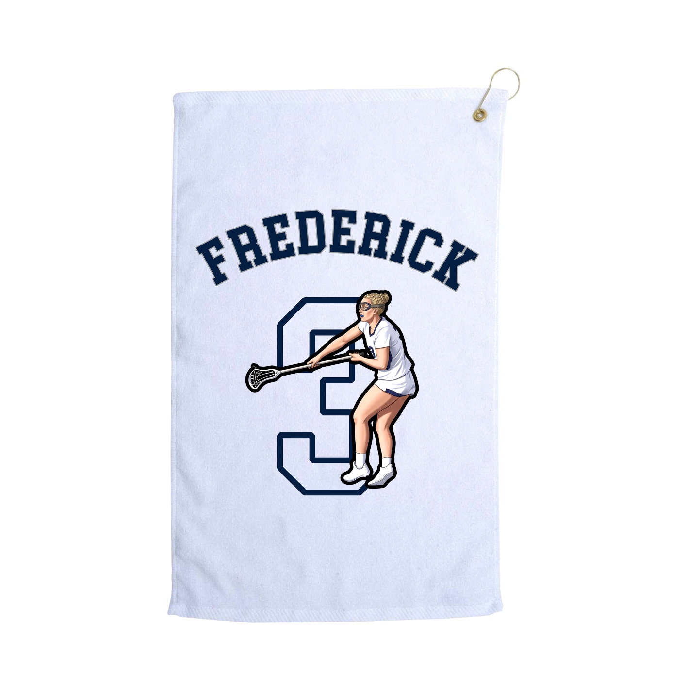 Golf Towel — Shirsey Arch in White