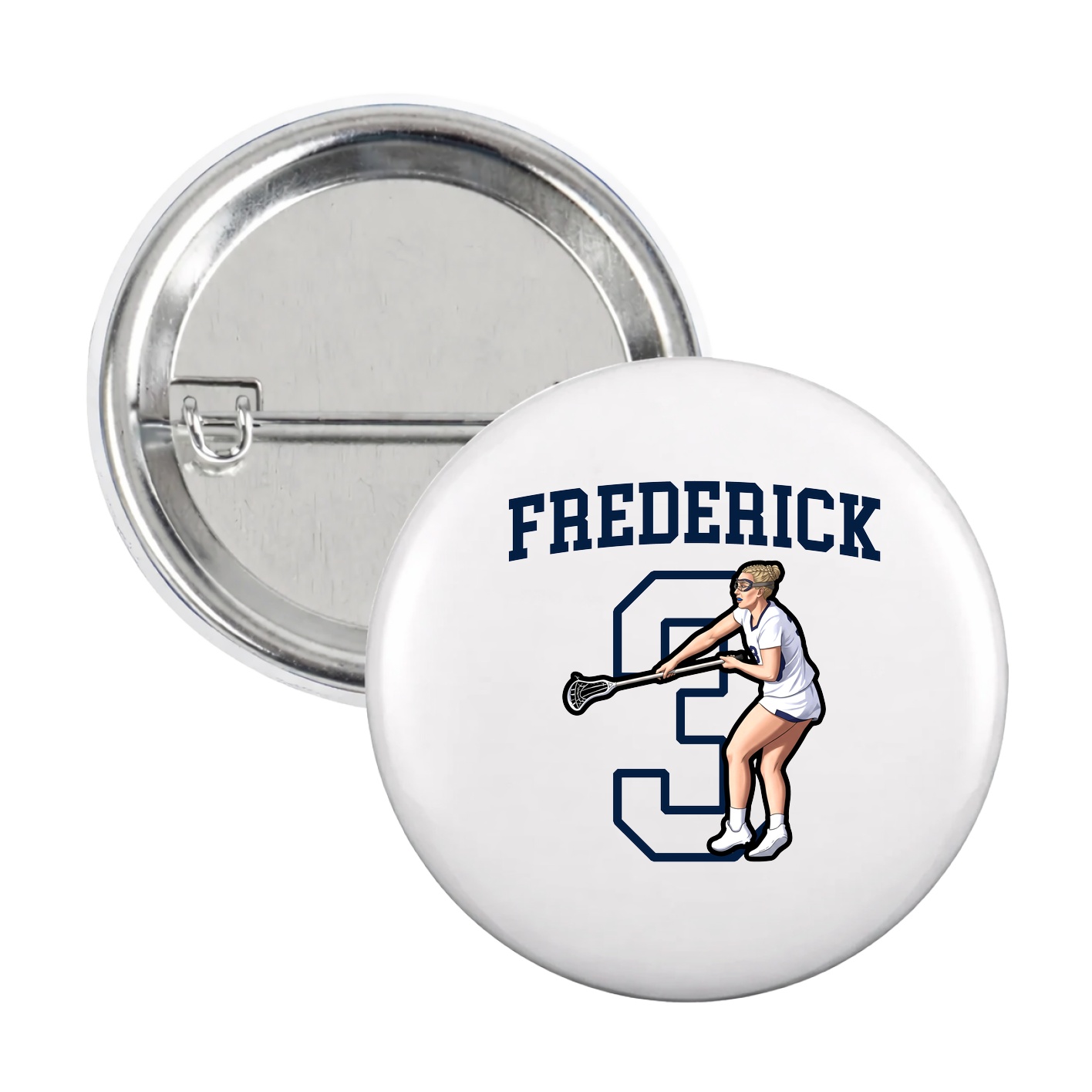 Game Day Button — Shirsey in White