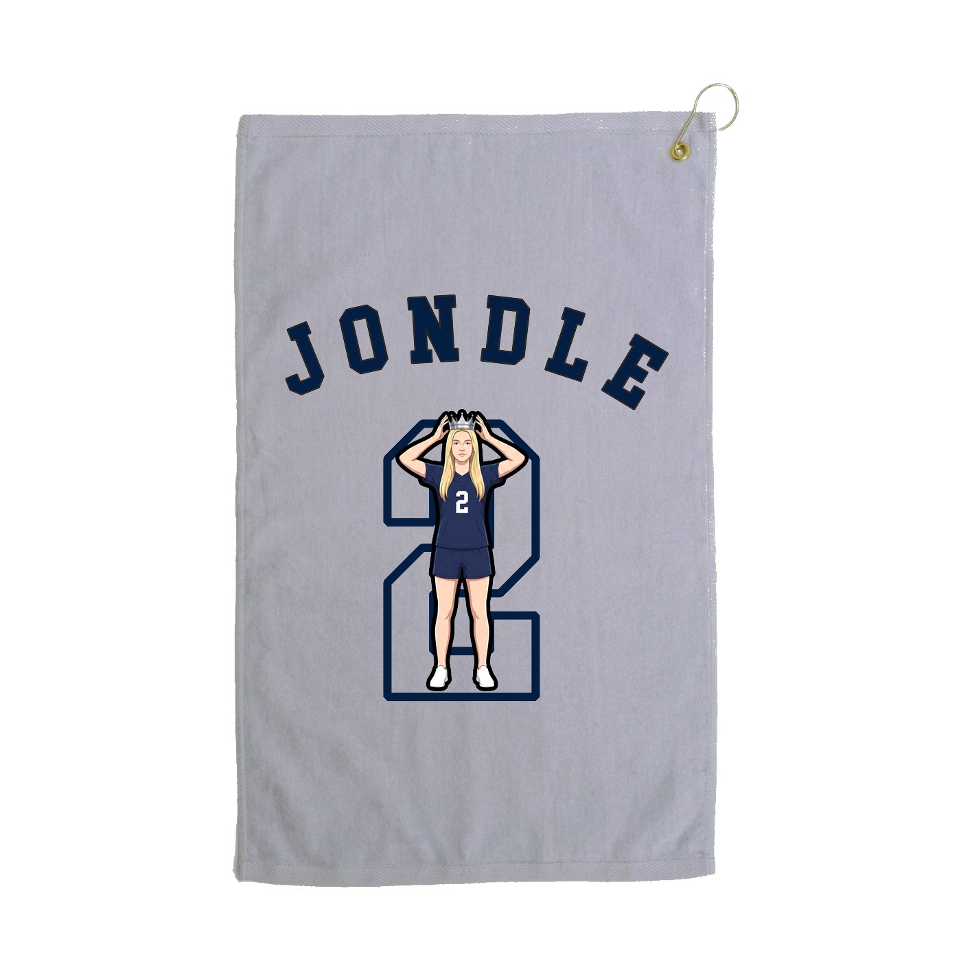 Golf Towel — Shirsey Arch in Grey