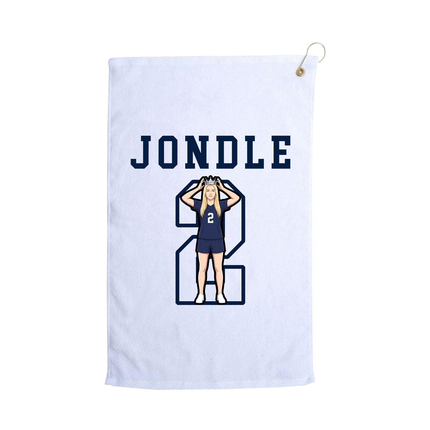 Golf Towel — Shirsey in White