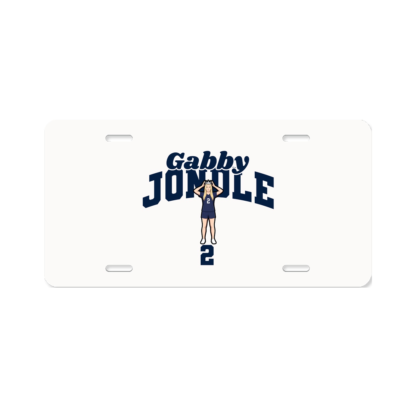 License Plate — Signature Arch in Classic