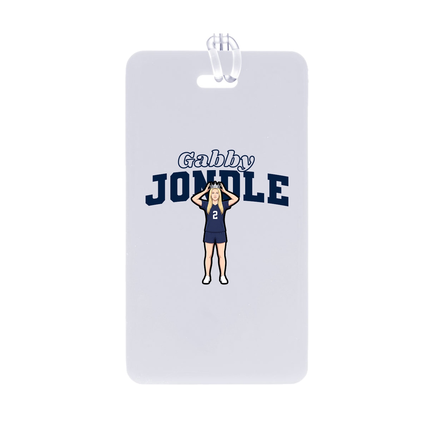 Bag Tag — Name Arch in Classic