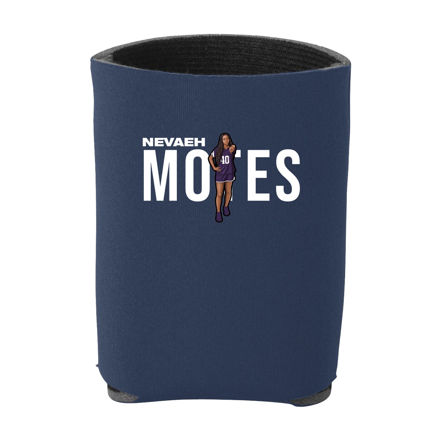 Can Holder — Player Name in Navy