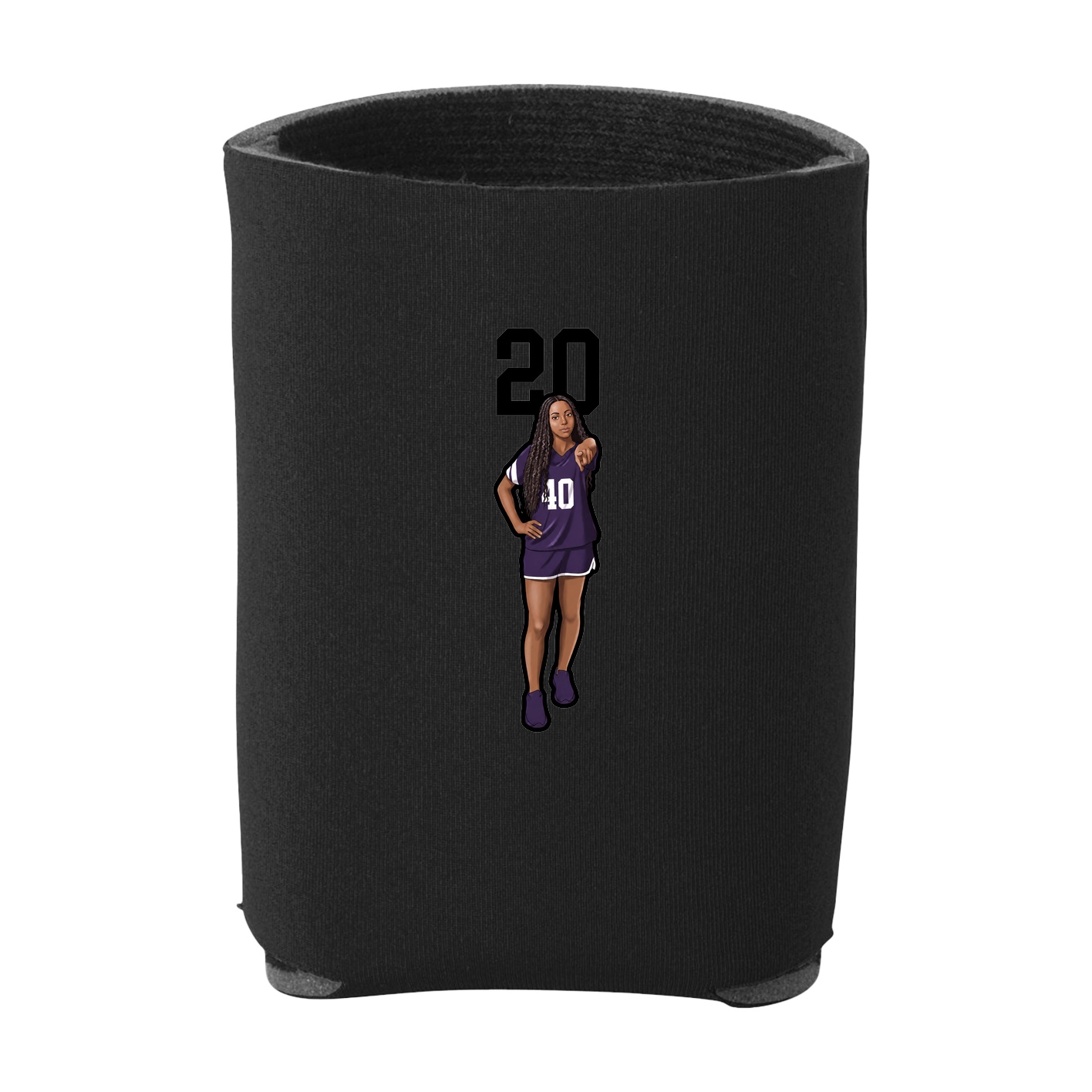 Can Holder — Number Top in Black