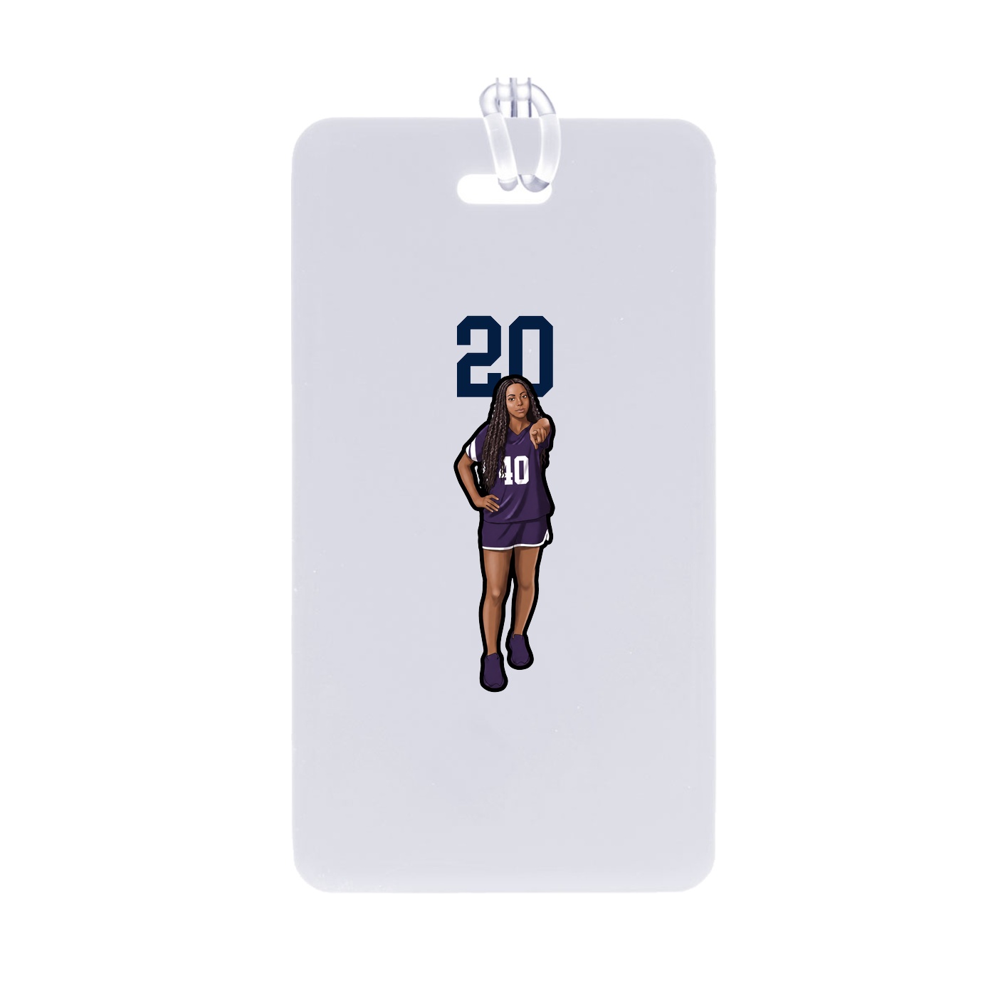Bag Tag — Number Top in Classic
