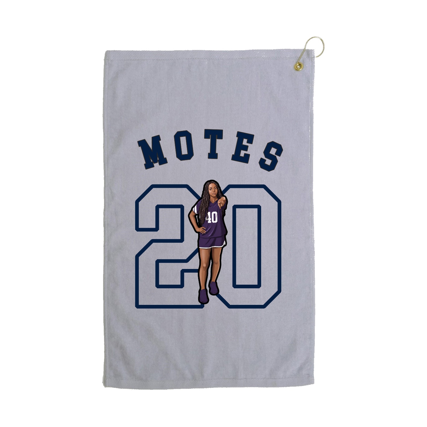 Golf Towel — Shirsey Arch in Grey