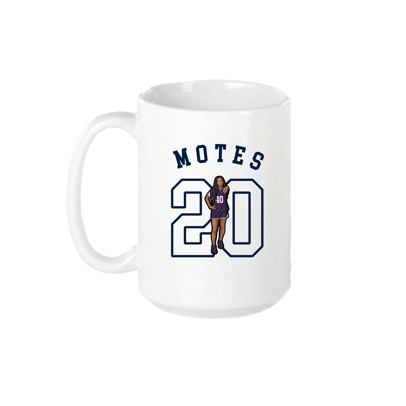15oz Coffee Mug — Shirsey Arch in White