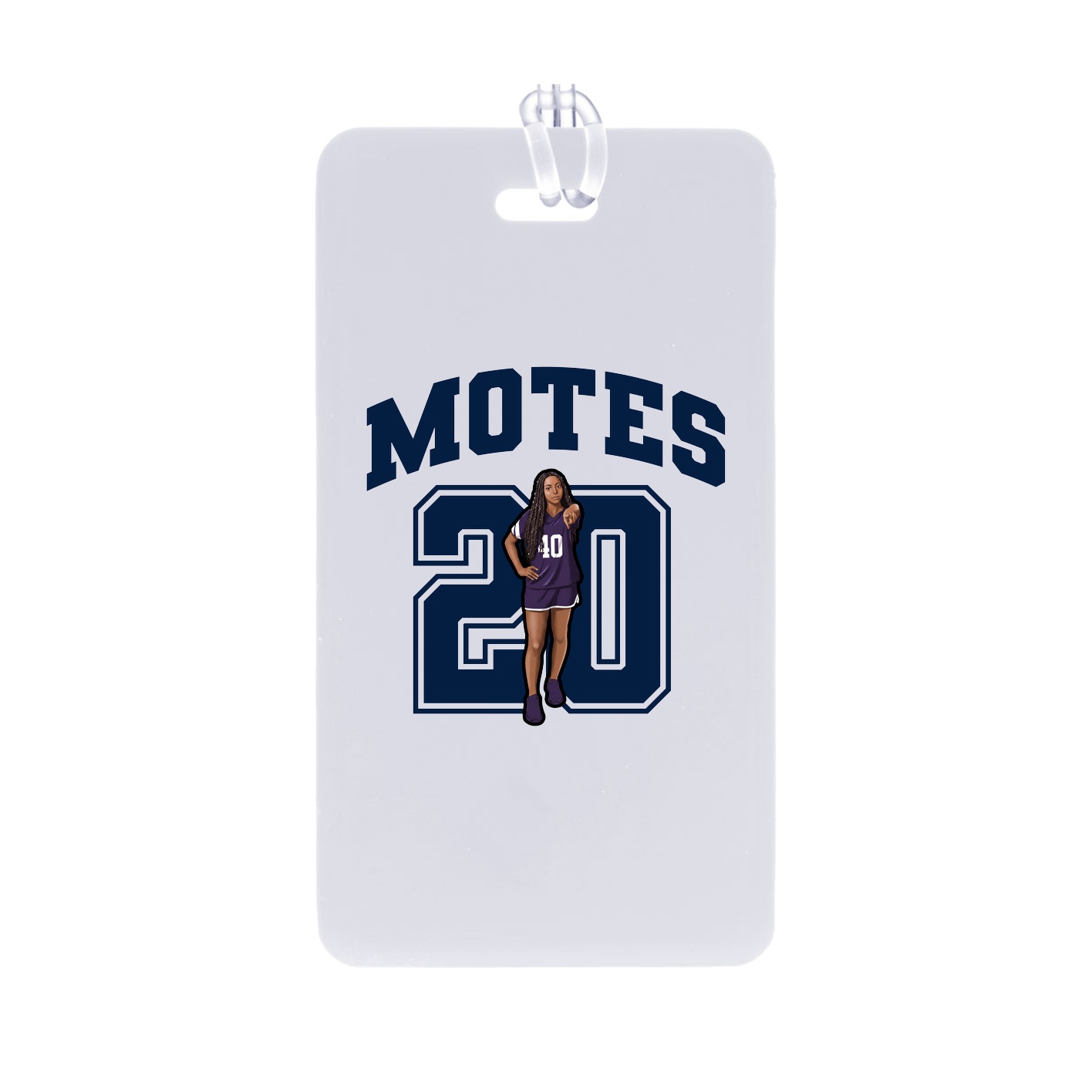 Bag Tag — Number in Classic