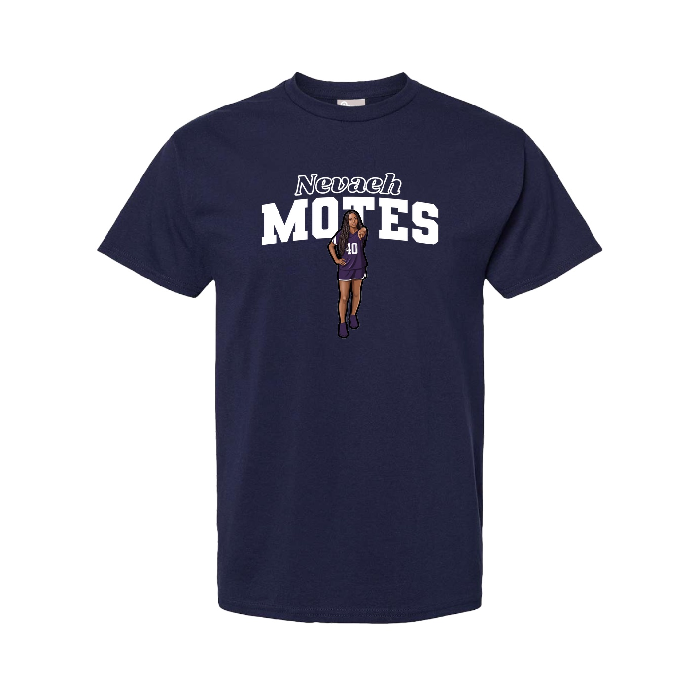 Tee — Name Arch in Navy