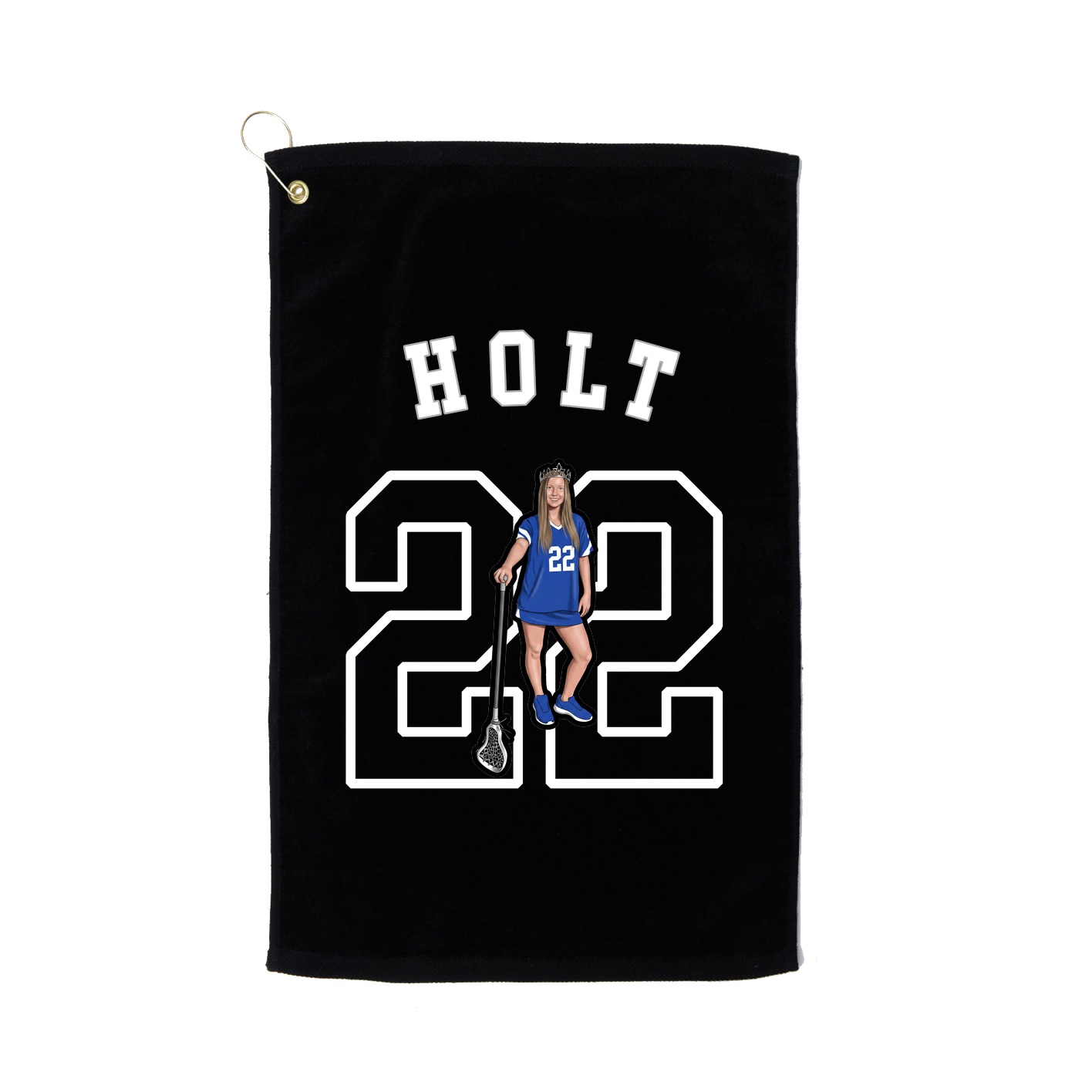 Golf Towel — Shirsey Arch in Black