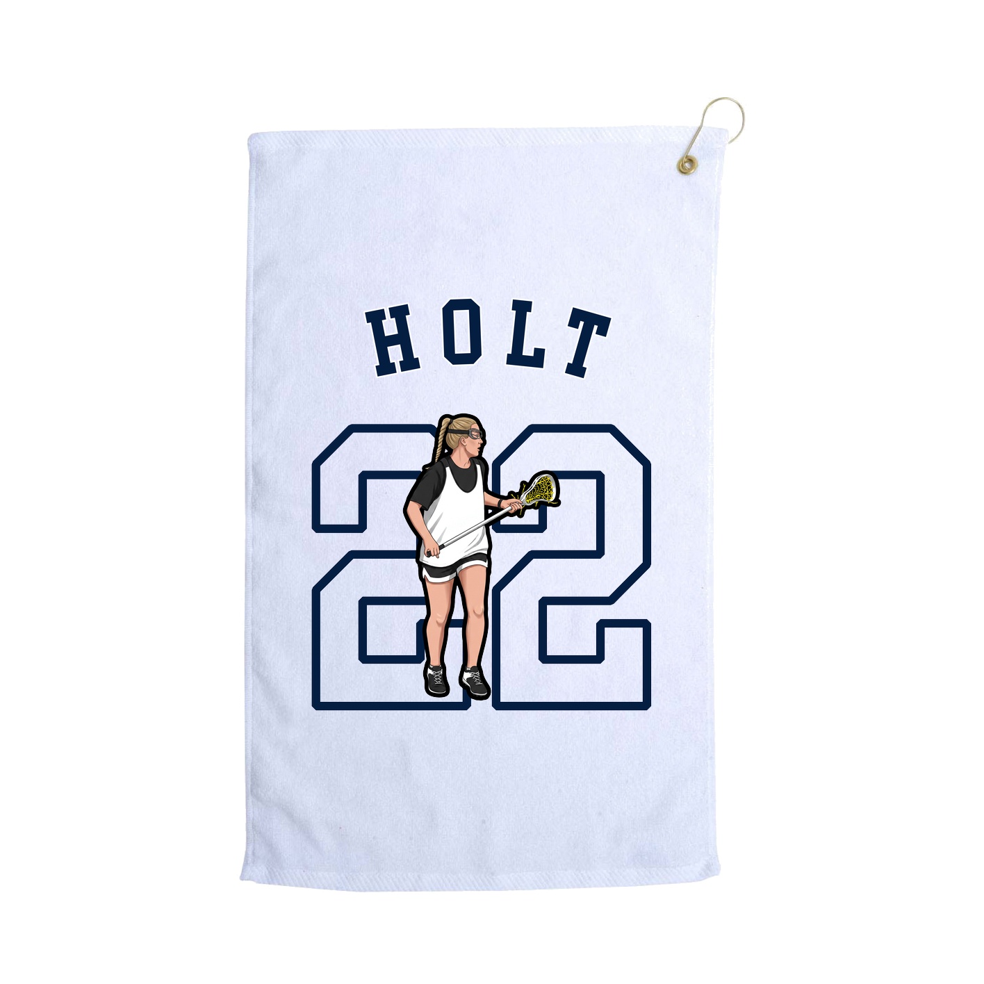Golf Towel — Shirsey Arch in White