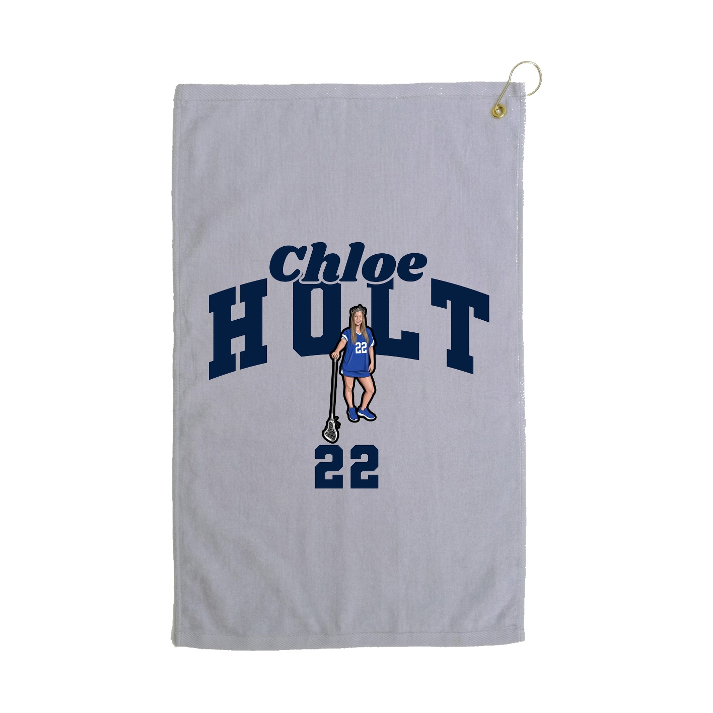 Golf Towel — Signature Arch in Grey