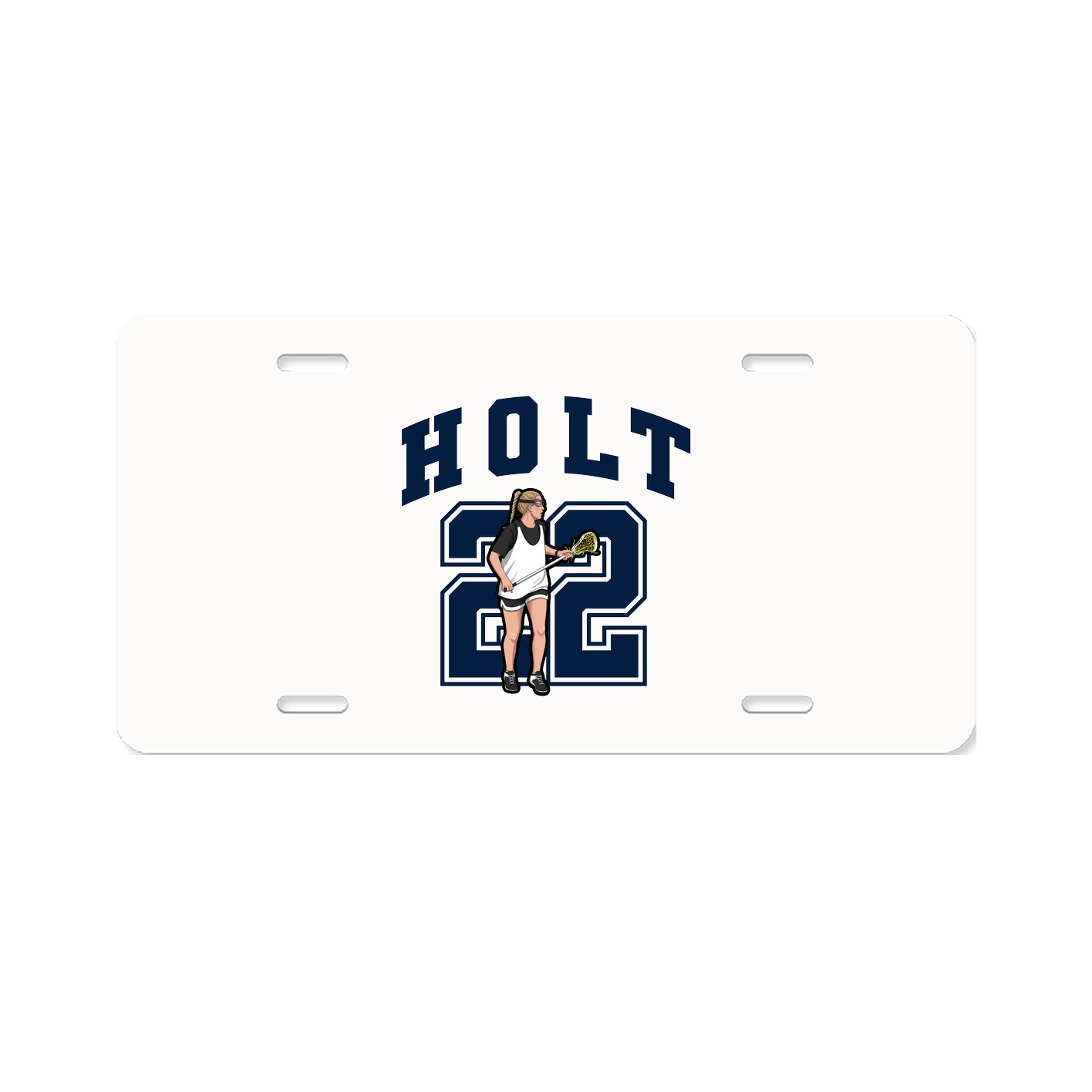 License Plate — Number in Classic