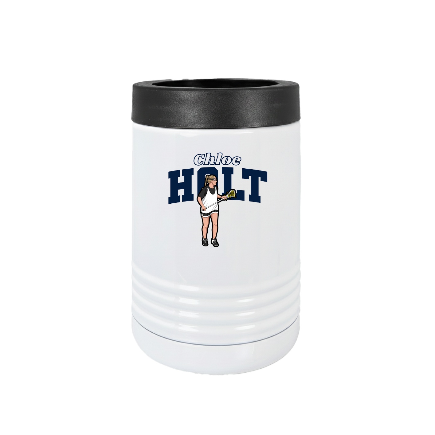 Beverage Holder — Name Arch in White