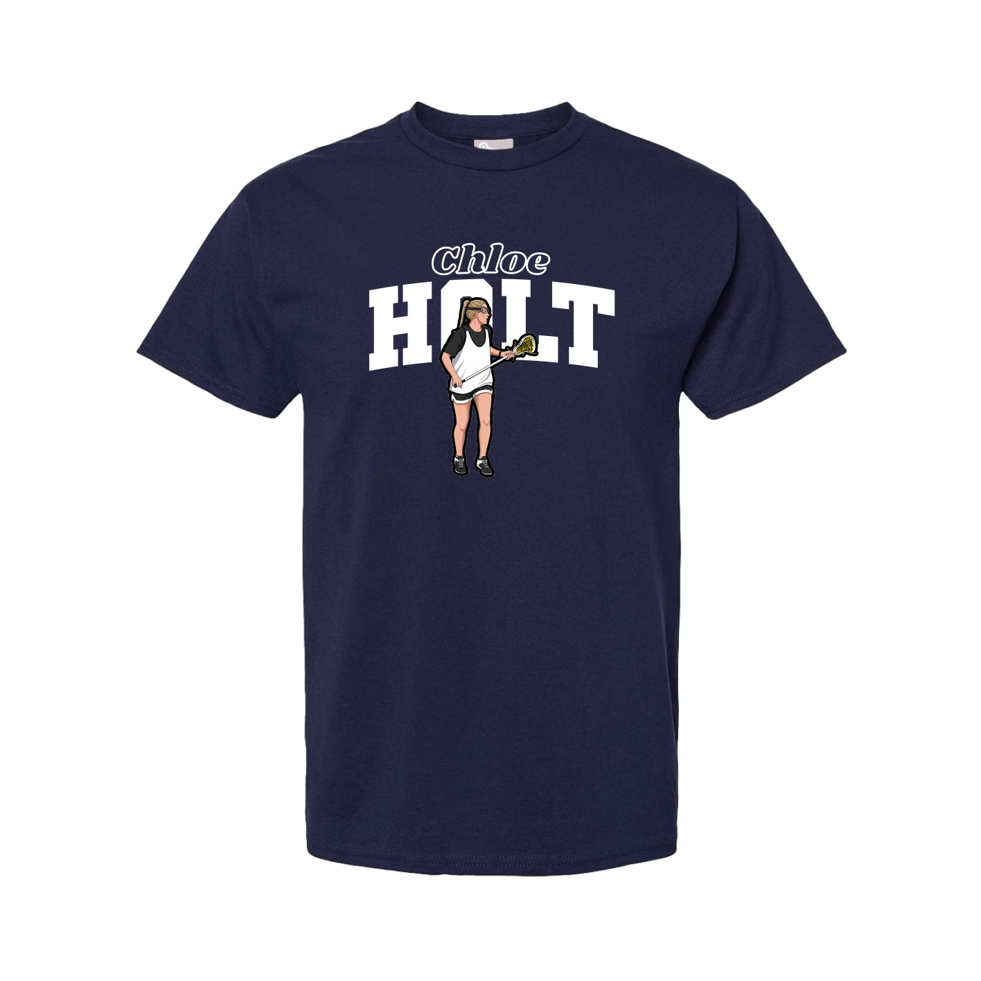 Tee — Name Arch in Navy
