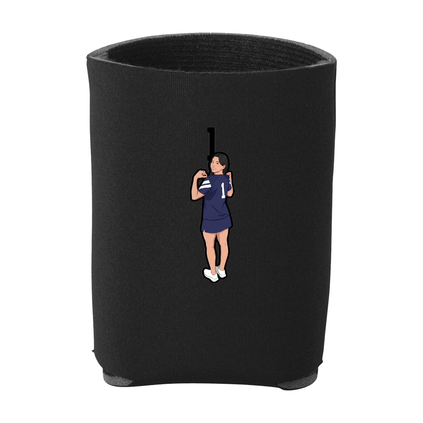Can Holder — Number Top in Black