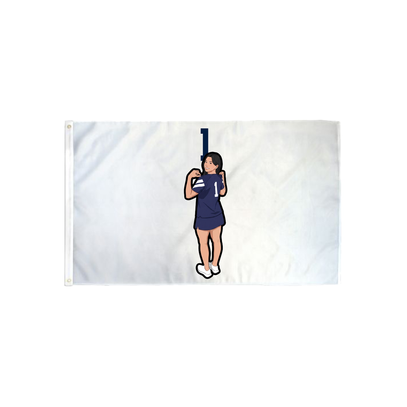 3x5 Flag — Number Top in Classic
