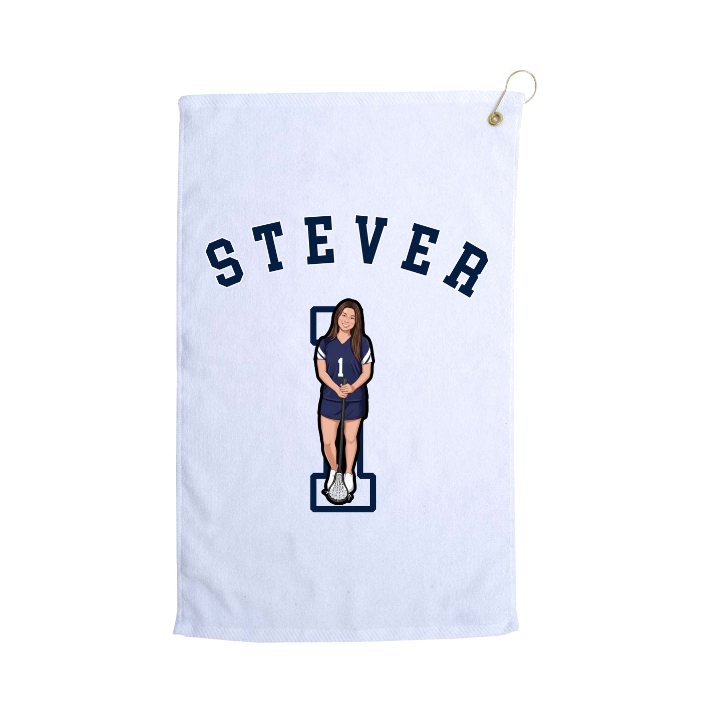 Golf Towel — Shirsey Arch in White