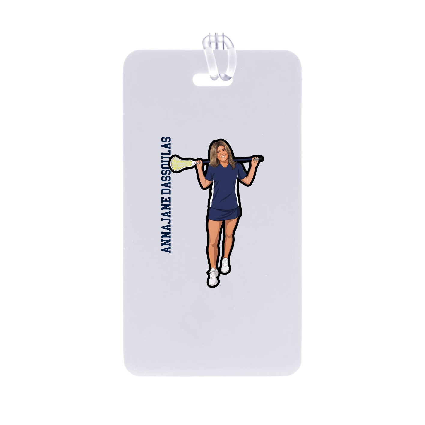 Bag Tag — Name Vertical in Classic