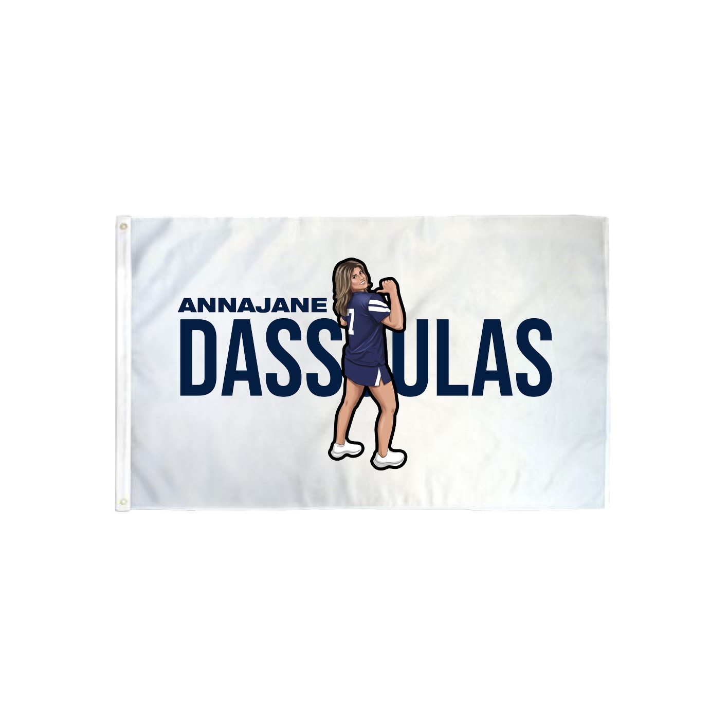 3x5 Flag — Player Name in Classic