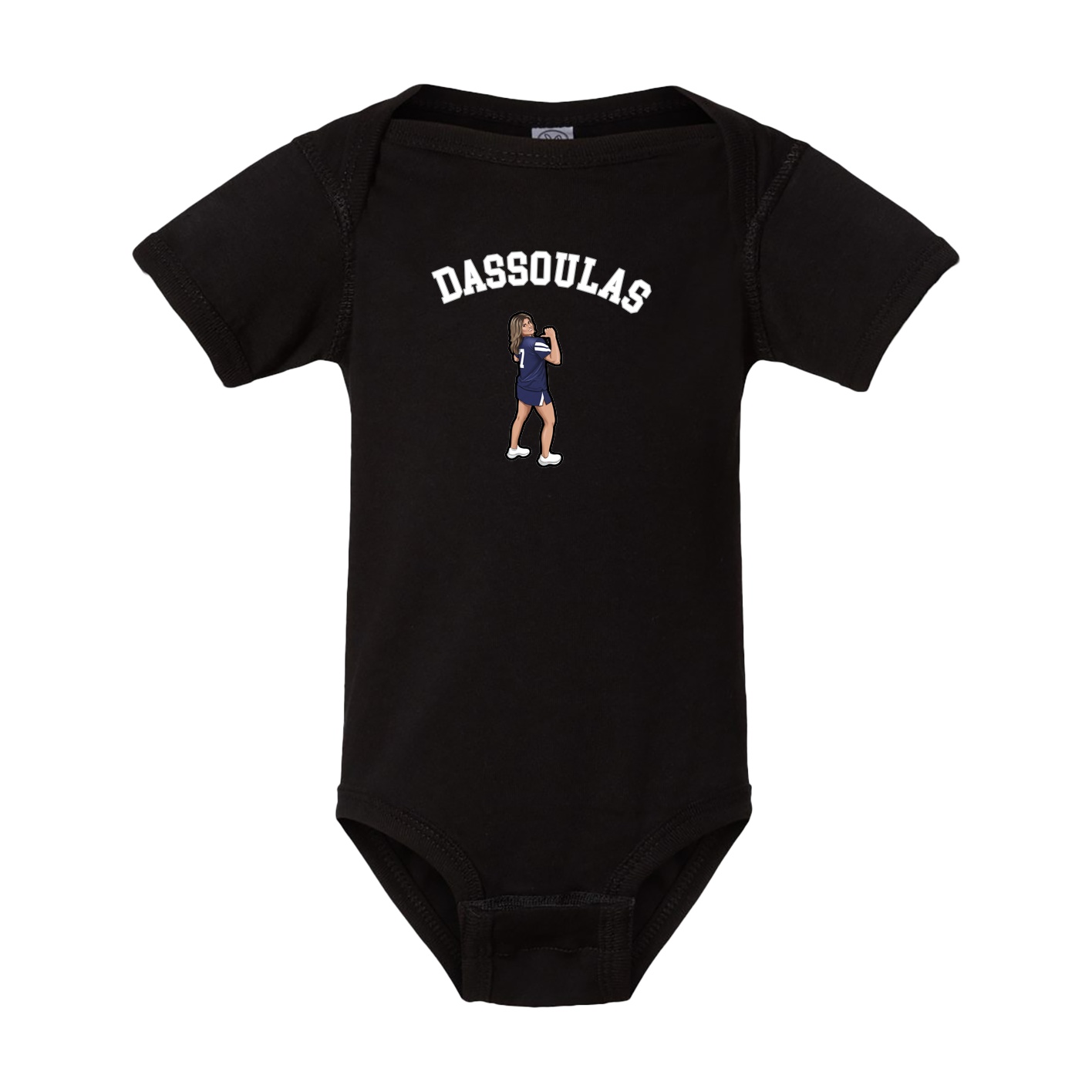 Baby Onesie — Shirsey Arch in Black