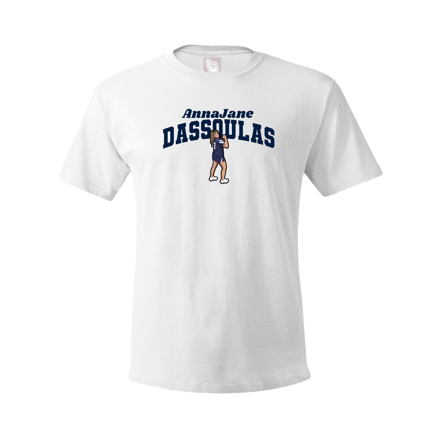 Youth Tee — Signature Arch in White