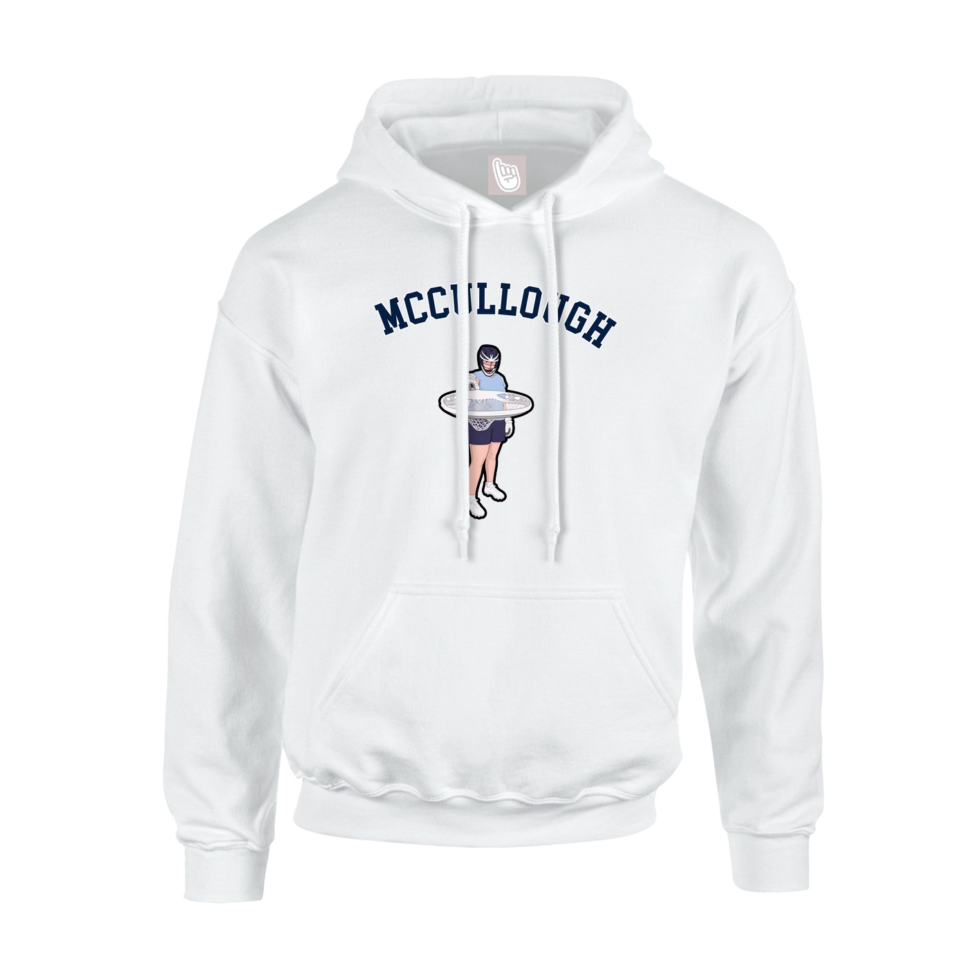 Hoodie — Shirsey Arch in White
