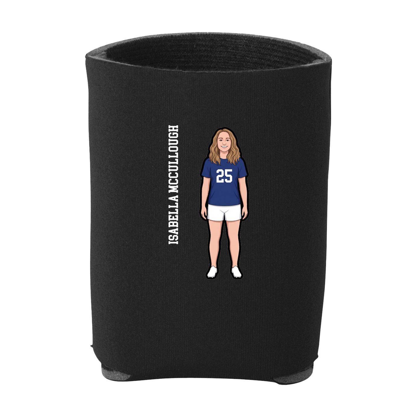 Can Holder — Name Vertical in Black