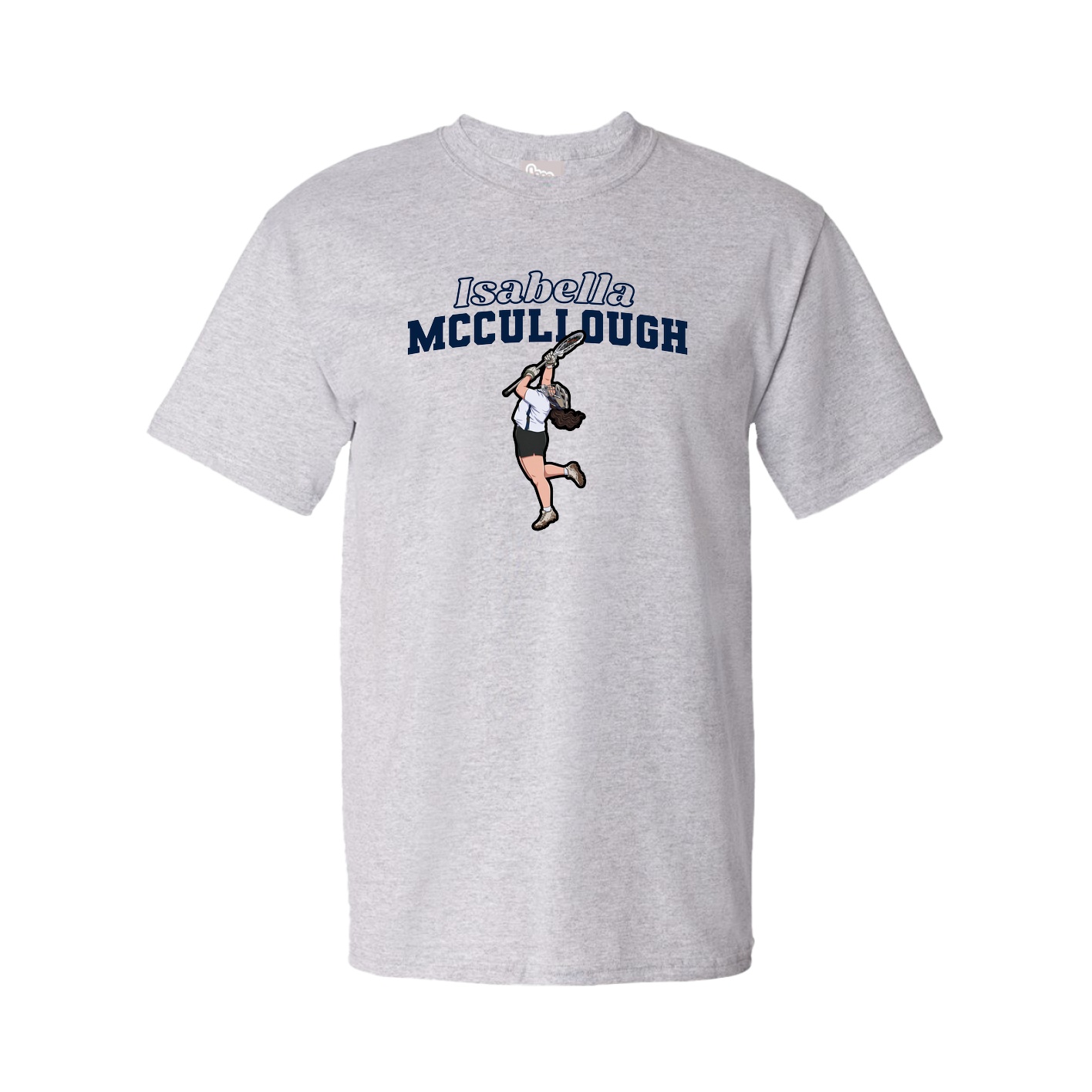 Tee — Name Arch in Grey