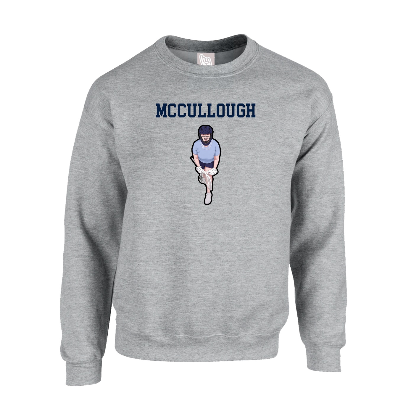 Fleece Crew — Shirsey in Grey