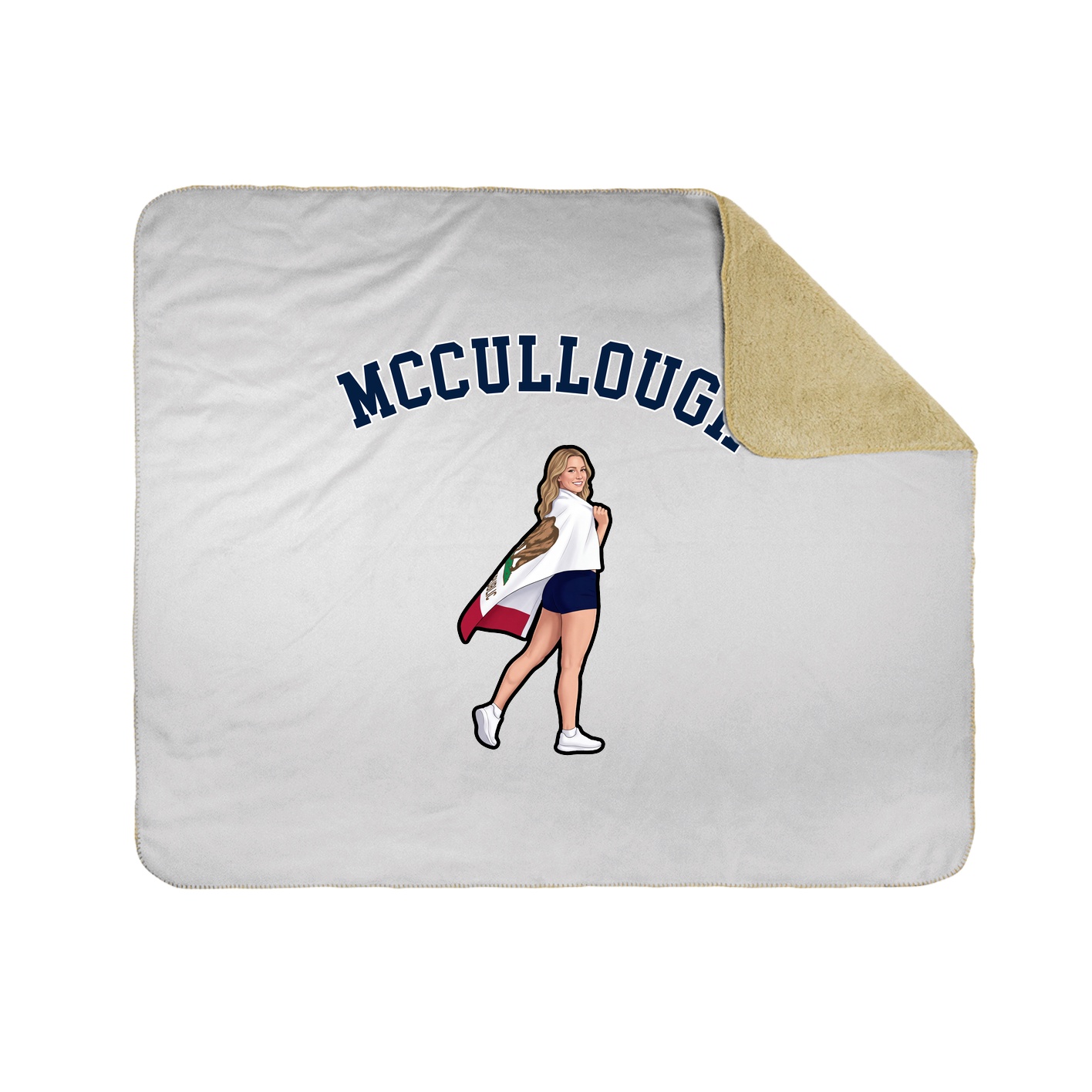 Throw Blanket — Shirsey Arch in White