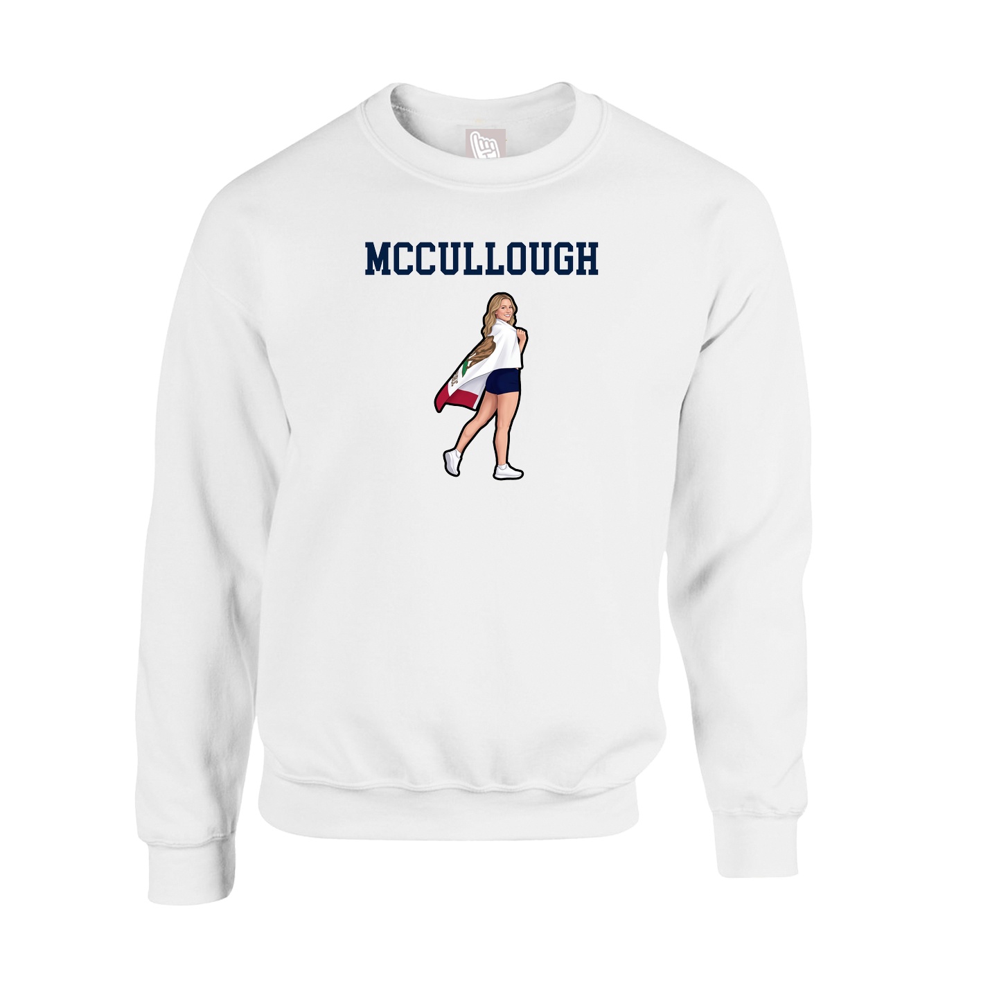 Fleece Crew — Shirsey in White