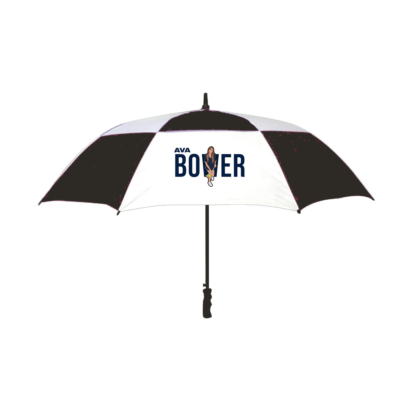 Golf Umbrella — Player Name in Black