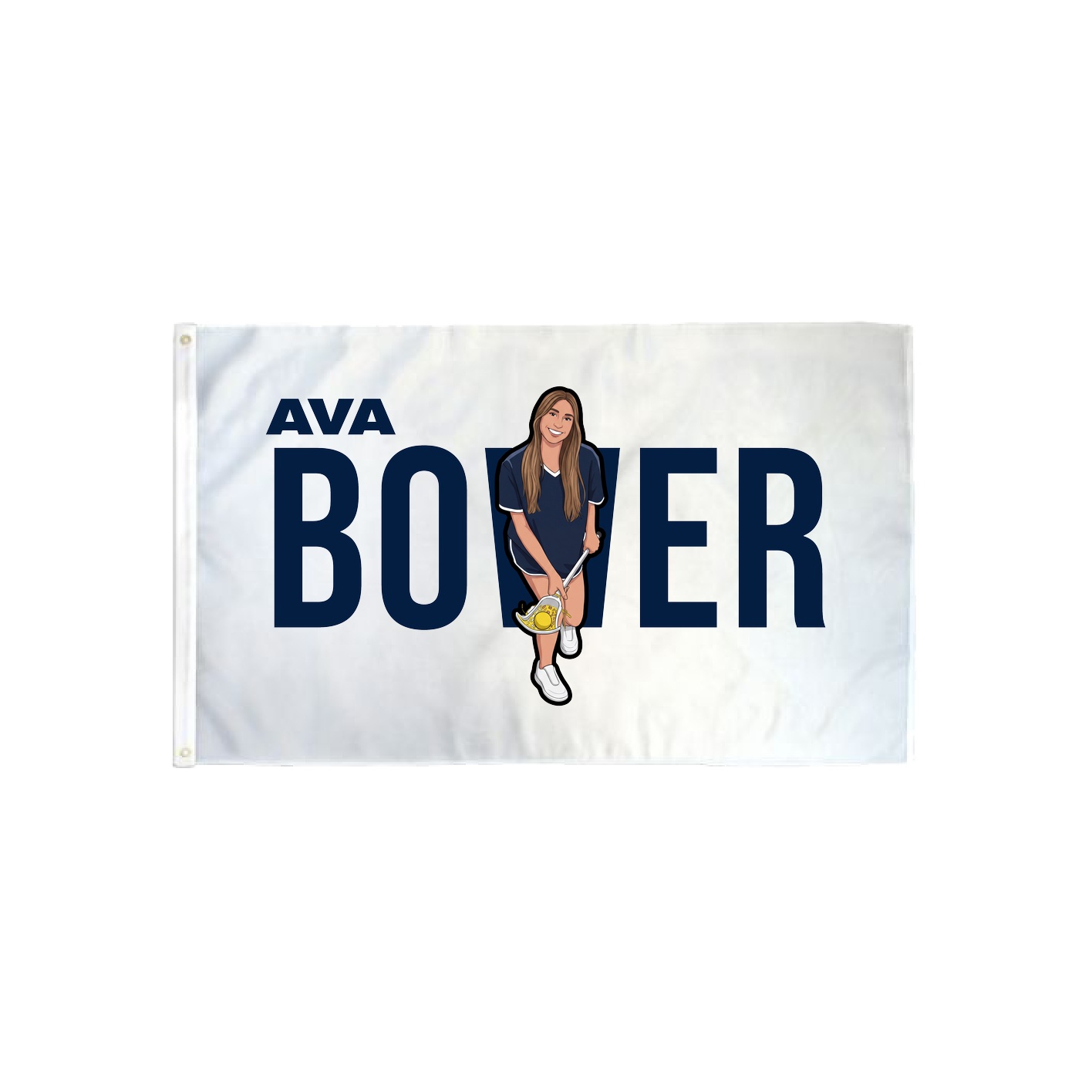 3x5 Flag — Player Name in Classic
