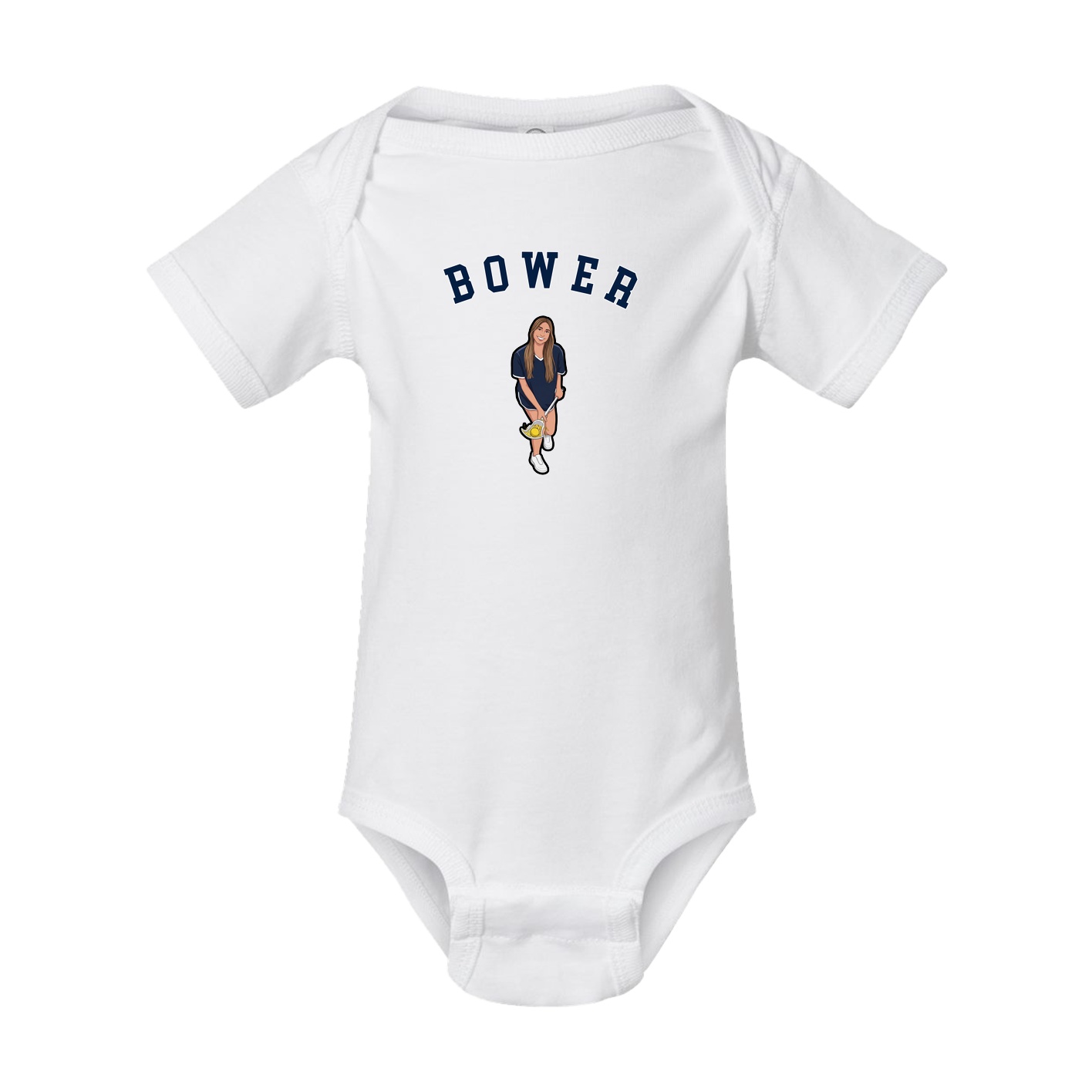 Baby Onesie — Shirsey Arch in White
