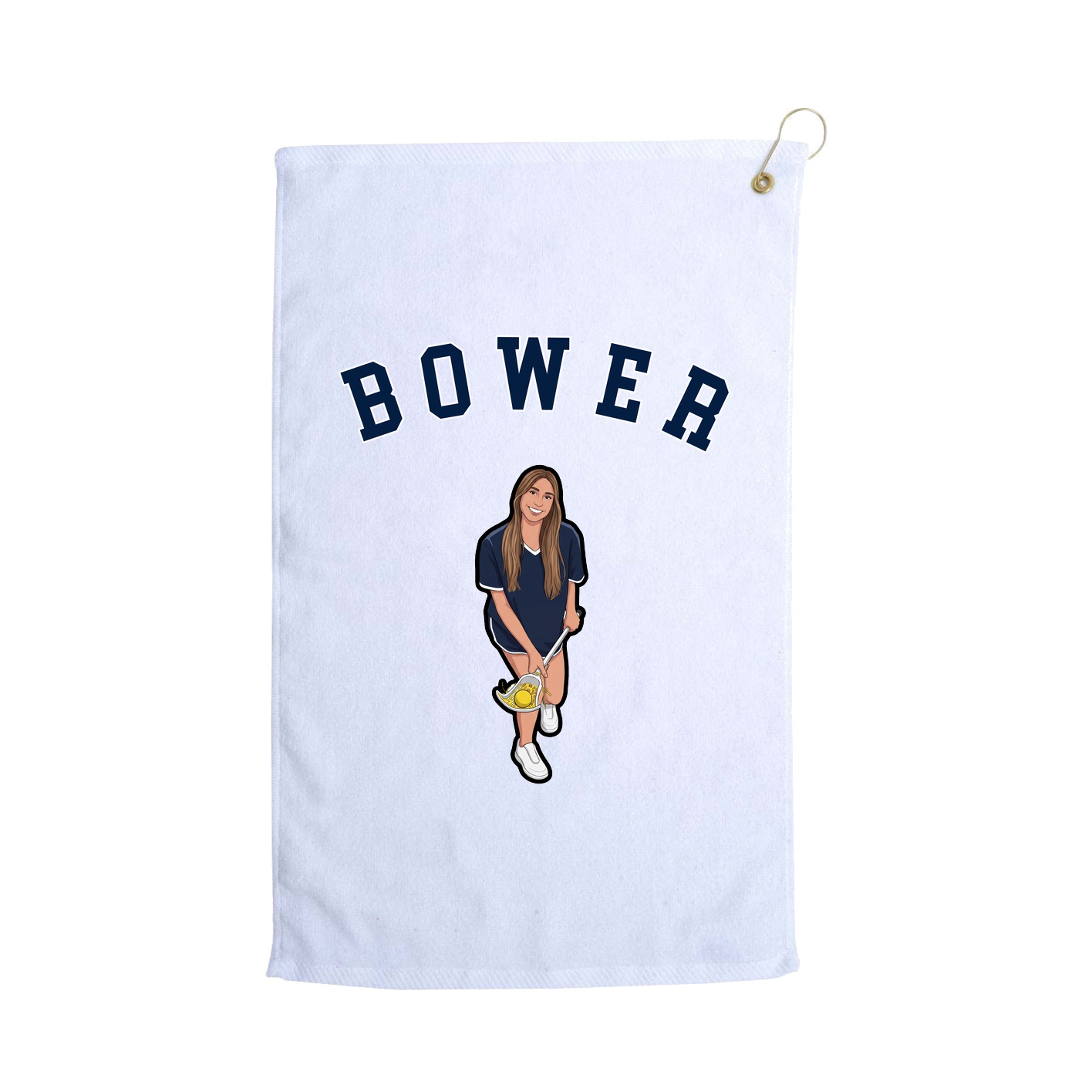 Golf Towel — Shirsey Arch in White