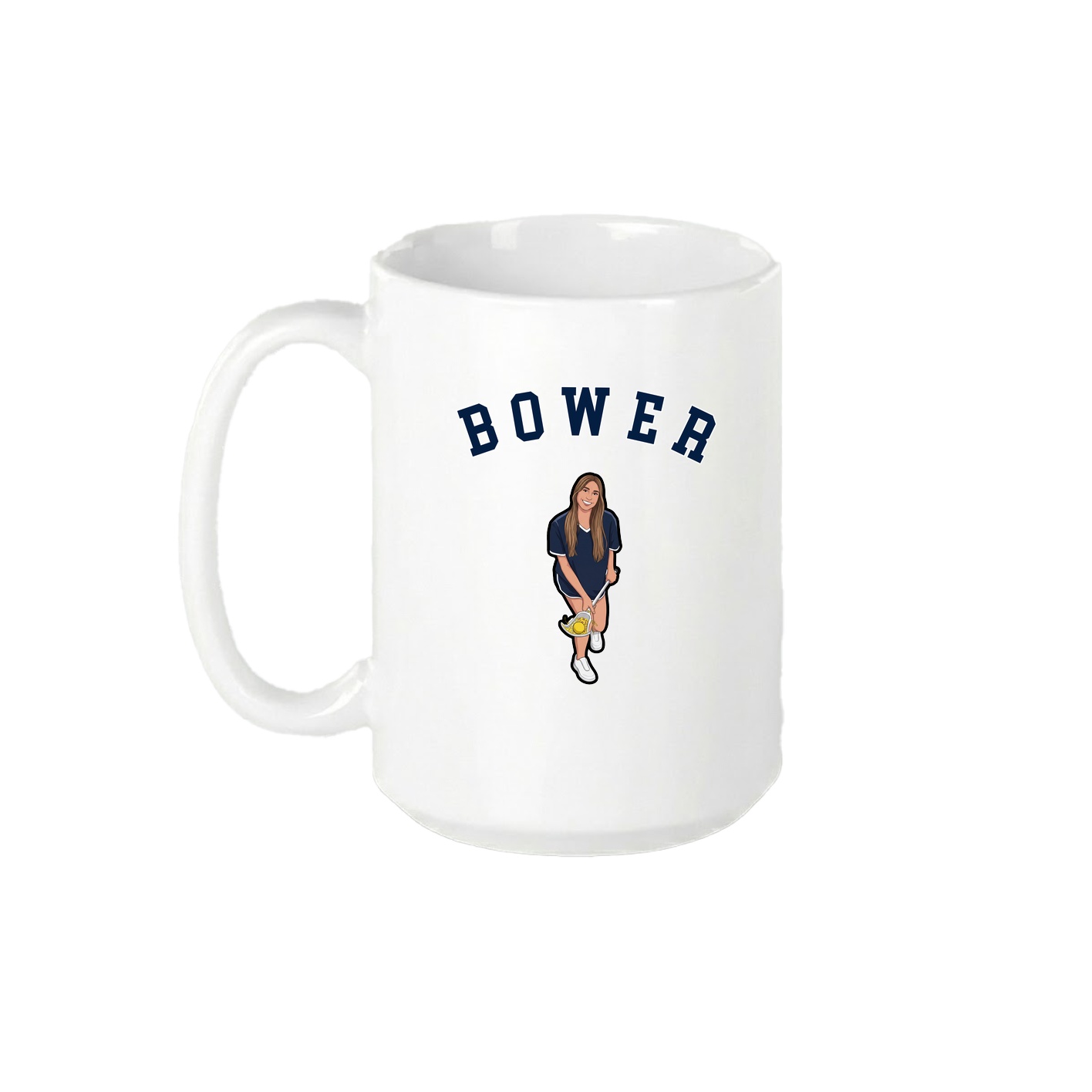 15oz Coffee Mug — Shirsey Arch in White